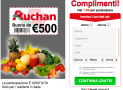 Vinci Buono Spesa Auchan da 500€